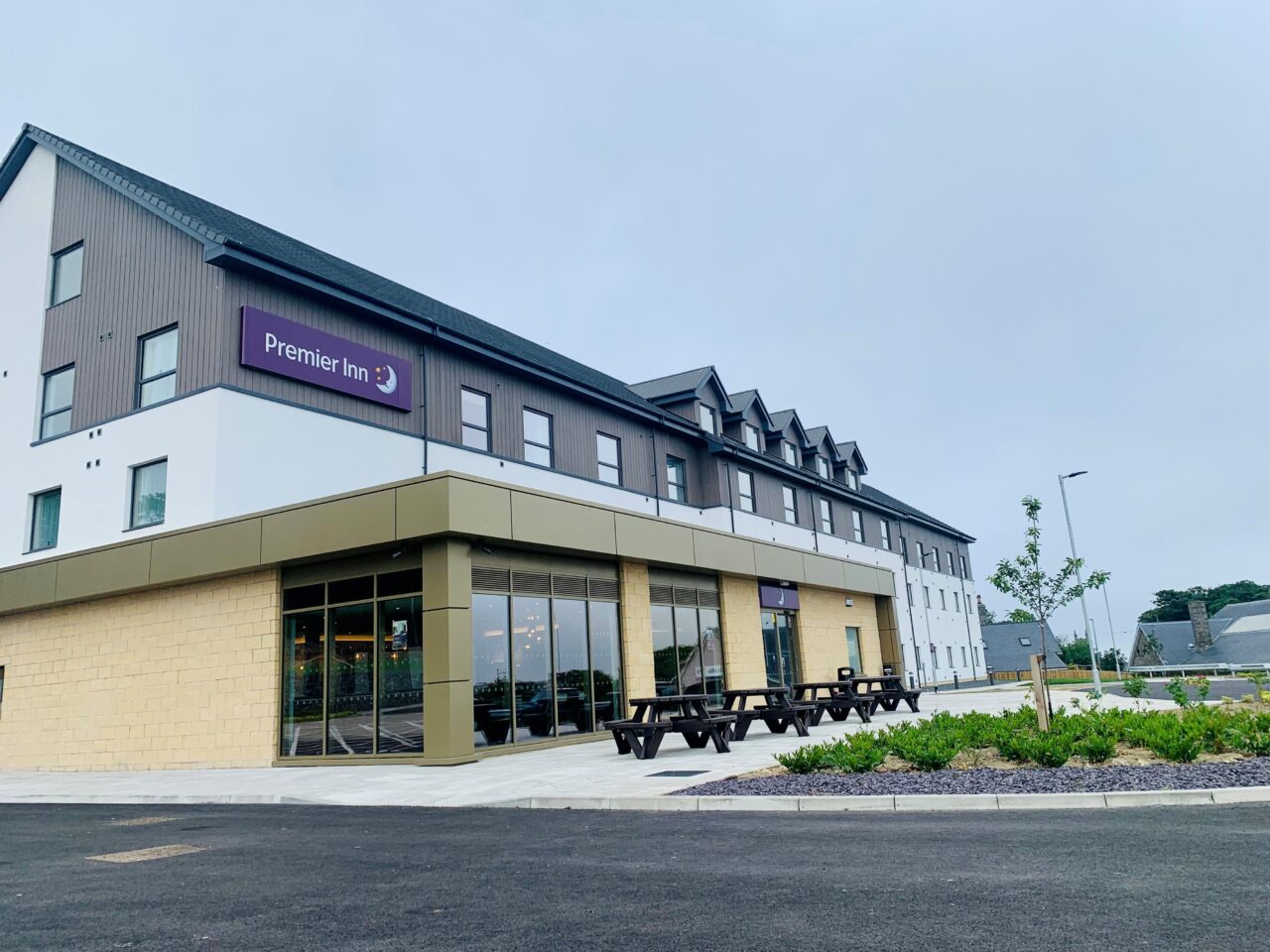 Premier Inn Thurso 85 Bedroom Hotel Daytime Elevation July 2021