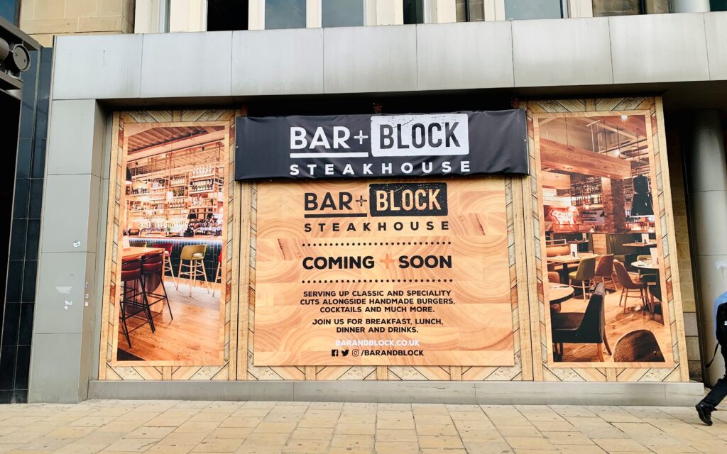 Edinburgh Princes Street Barblock July 2021 Hoardings