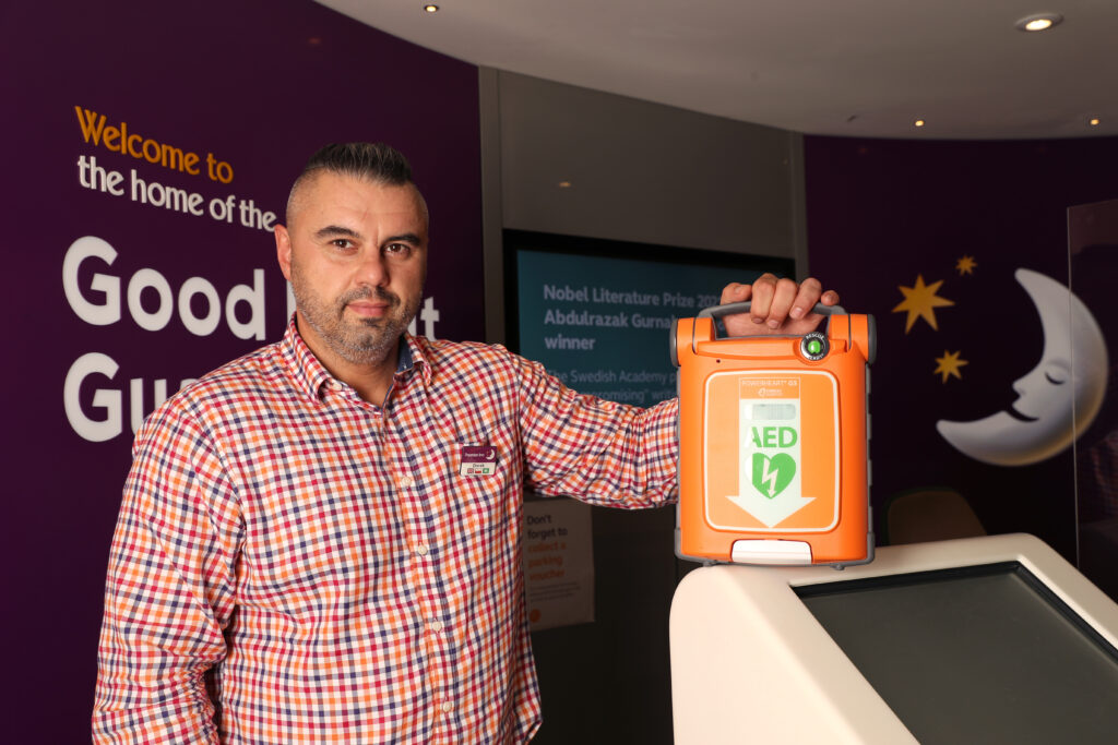 Premier Inn Cheltenham Defibrillator