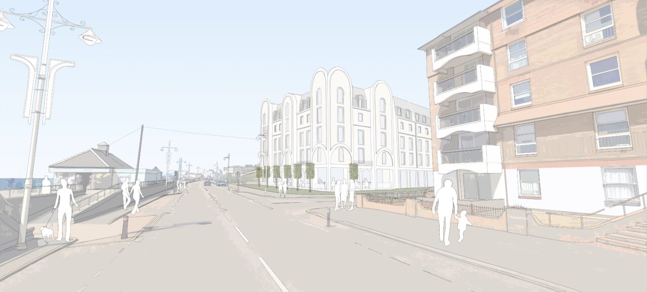 Premier Inn Bognor Regis Seafront Sketch Consented November 2023