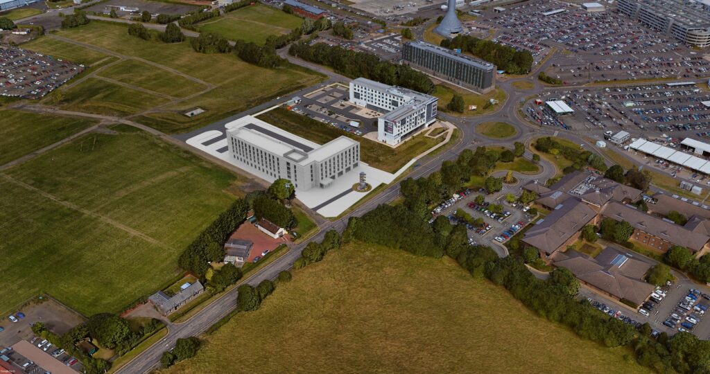 Cgi Image Of The New Premier Inn Edinburgh Airport Hotel Planning Submission Image Courtesy Of Riverstone Hotels Ltd Page 2